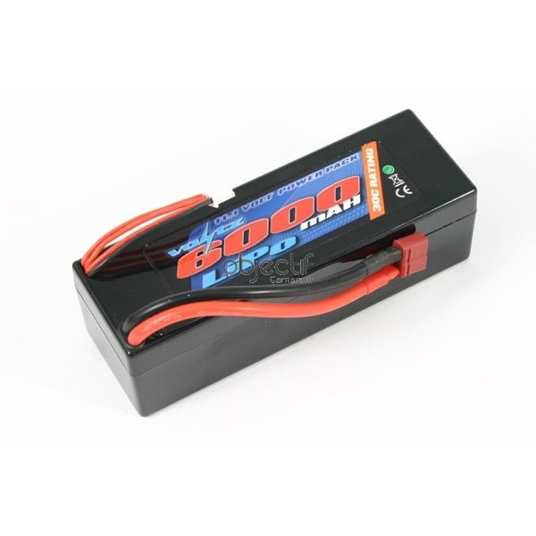 Batterie LiPo 3S 11,1V 3600mAh 40C HARD CASE VOLTZ POUR VOITURE