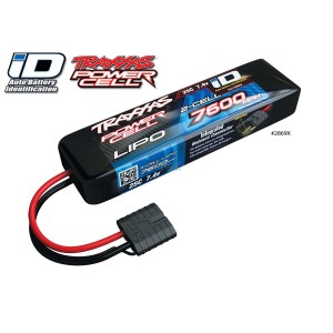 Batterie LiPo 2S 7,4V 7600mAh 25C ID pour voiture TRAXXAS 2869X
