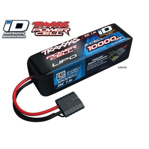 Batterie LiPo 2S 7,4V 10000mAh 25C ID pour voiture TRAXXAS 2854X