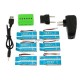 Pack 6 batteries LiPo 1S 3,7V 720mAh avec chargeur 6 ports 6 IN 1 WSX/MX