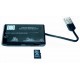 Lecteur de carte mémoire USB 2.0 SD, MMC, RS-MMC, MINI-SD, MICRO SD, MS, PRO DUO, M2