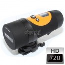 Caméra sport étanche OBJECTIF CAMERA HD 720p couleur orange